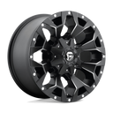Fuel 1PC D546 Assault - 18X9 -13mm - Matte Black Milled wheel with aggressive multi-spoke design for off-road use