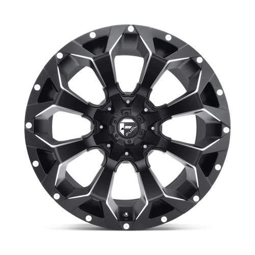 Fuel 1PC D546 Assault - 17X9 02mm - Matte Black Milled