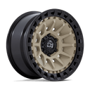 Black Rhino Barrage - 18X9 0mm - Desert Sand On Matte Black wheel for 6-lug trucks and 4x4 off-road use