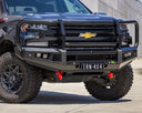 IRONMAN Apex Triple Hoop Front Bumper for Chevrolet Silverado 1500 (2019-2023) by Mudify, heavy-duty off-road bumper