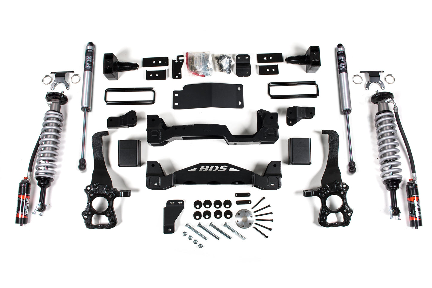 BDS 4 Inch Lift Kit | FOX 2.5 Performance Elite Coil-Over | Ford F150 (15-20) 4WD heavy-duty suspension components kit by BDS Suspension