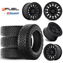 Load image into Gallery viewer, 17x9&quot; +01 MM OffSet Fuel Wheels &amp; Tires Package for Tacoma 2nd &amp; 3rd Gen