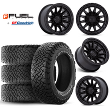 Load image into Gallery viewer, 17x9&quot; +01 MM OffSet Fuel Wheels &amp; Tires Package for Tacoma 2nd &amp; 3rd Gen