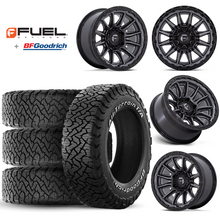 Load image into Gallery viewer, 17x9&quot; +01 MM OffSet Fuel Wheels &amp; Tires Package for Tacoma 2nd &amp; 3rd Gen