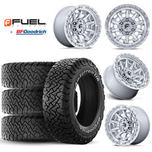 Load image into Gallery viewer, 17x9&quot; +01 MM OffSet Fuel Wheels &amp; Tires Package for Tacoma 2nd &amp; 3rd Gen