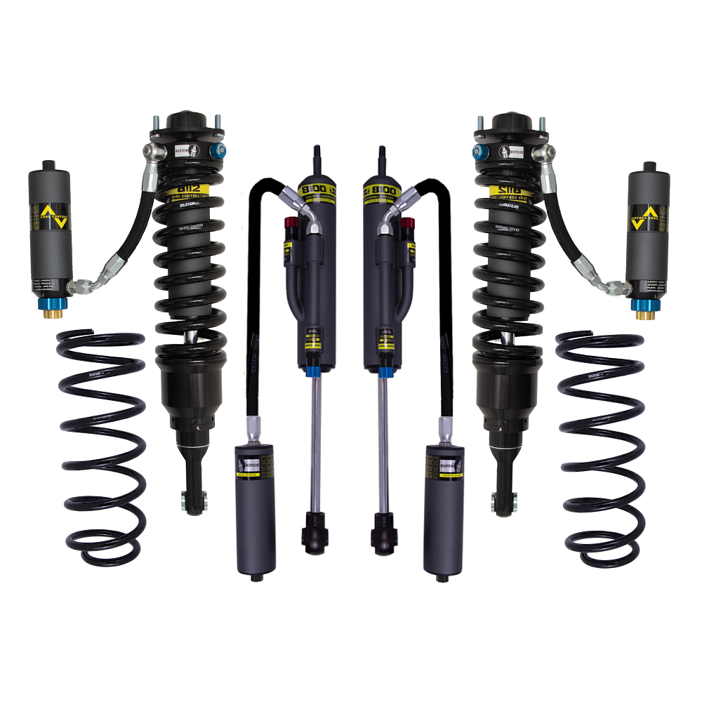 Bilstein B8 8112 DSA+ 1.3-3 inch Lexus GX470 (03-09) Lift Kit w/ Springs with remote reservoir shocks and coil springs