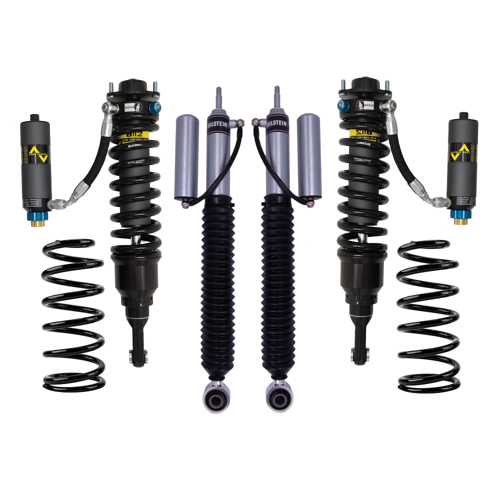 Bilstein B8 8112 DSA+ 1.3-3 inch Lexus GX470 (03-09) Lift Kit w/ Springs heavy-duty coilover suspension system with remote reservoirs