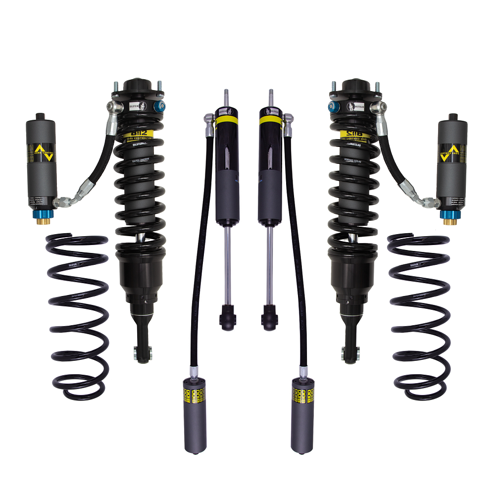 Bilstein B8 8112 DSA+ 1.3-3 inch Lexus GX470 (03-09) Lift Kit w/ Springs with remote reservoir shocks and coil springs