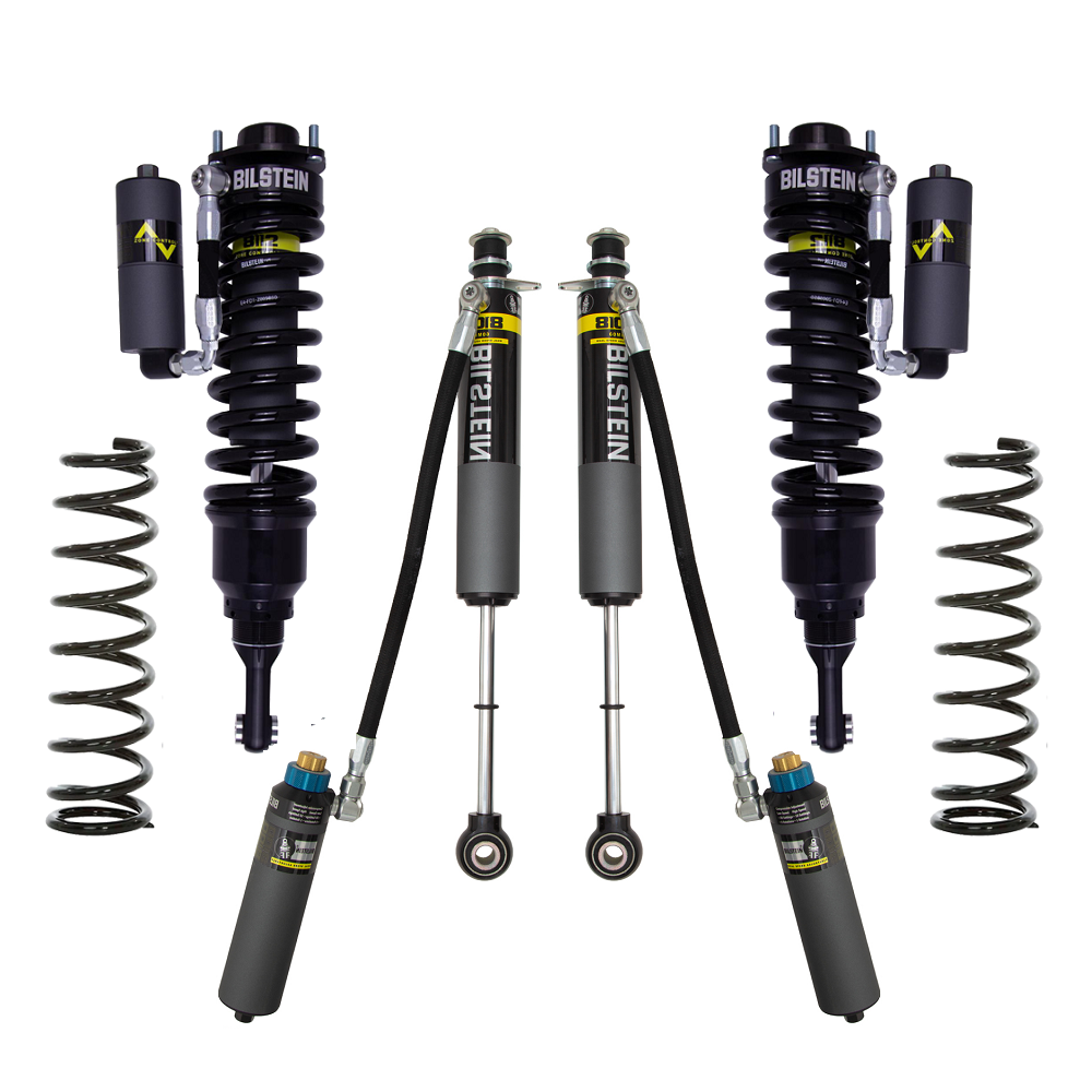 Bilstein B8 8112 1-3 inch Lexus GX470 (03-09) Lift Kit w/ Springs with heavy-duty coilovers and remote reservoirs
