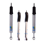 A set of four Bilstein B8 5100 0-2 inch Tacoma (05-15) Adjustable Leveling Kit shock absorbers on a white background.