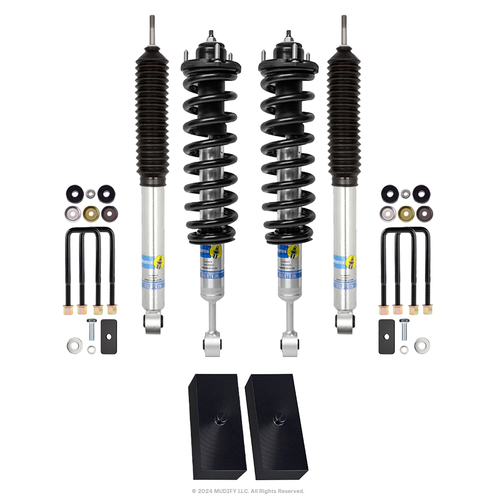 Bilstein B8 5100 2-2.5 inch Tacoma 4WD (16-23) Lift Kit w/ OME Springs with Assembled Front Shocks heavy-duty suspension components kit