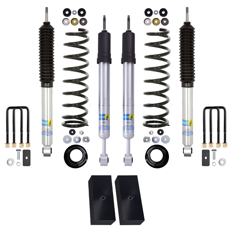 Bilstein B8 5100 2-2.5 inch Tacoma 4WD (05-15) Lift Kit w/ OME Springs – 2 inches / Standard (Up to 50 lbs) / Stock (0 lbs) - Rear Block