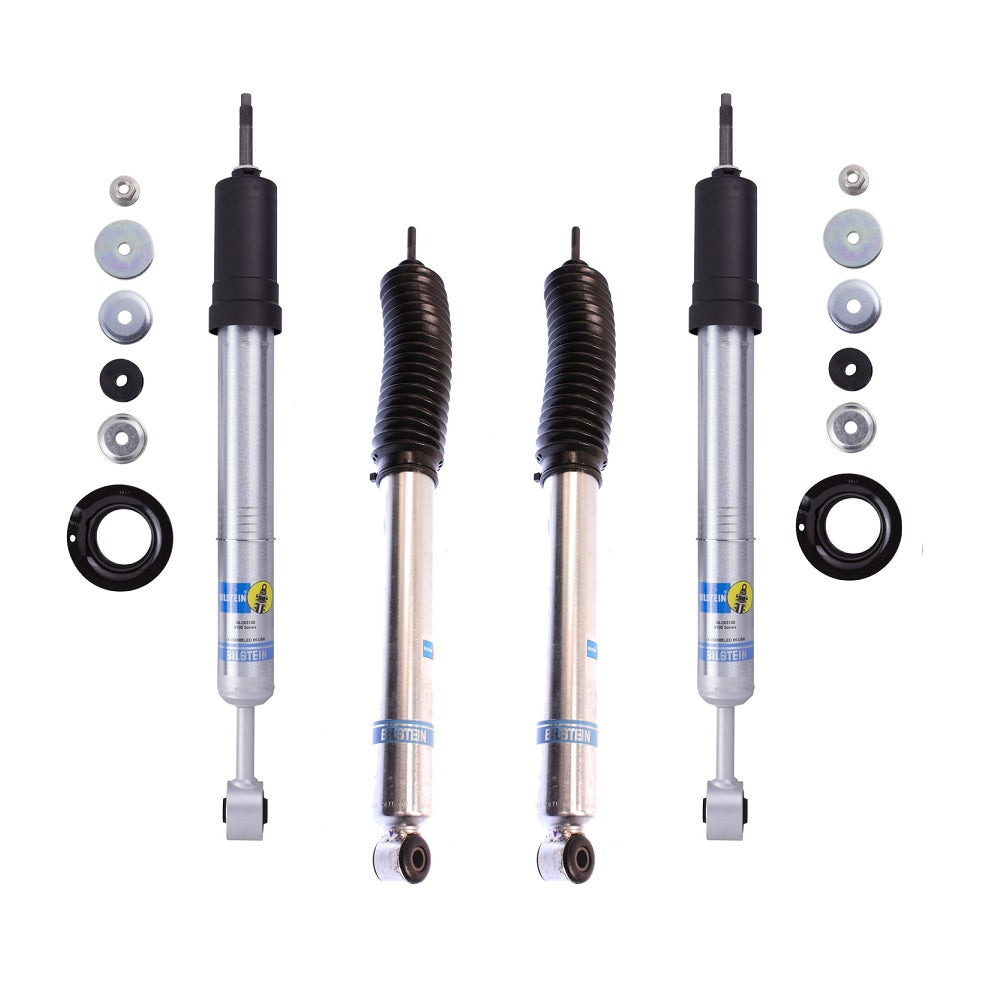 A set of Bilstein B8 5100 0-2 inch Tacoma (16-23) Adjustable Leveling Kit shocks and springs, specially designed for off-road capability and providing a lift kit for your car.