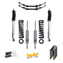 Load image into Gallery viewer, A suspension upgrade kit for off-road enthusiasts, featuring Bilstein B8 6112/5100 0-2 inch Tacoma (05-15) Lift Kit w/ OME Leaf Springs - Front Shocks Assembly shocks and springs.