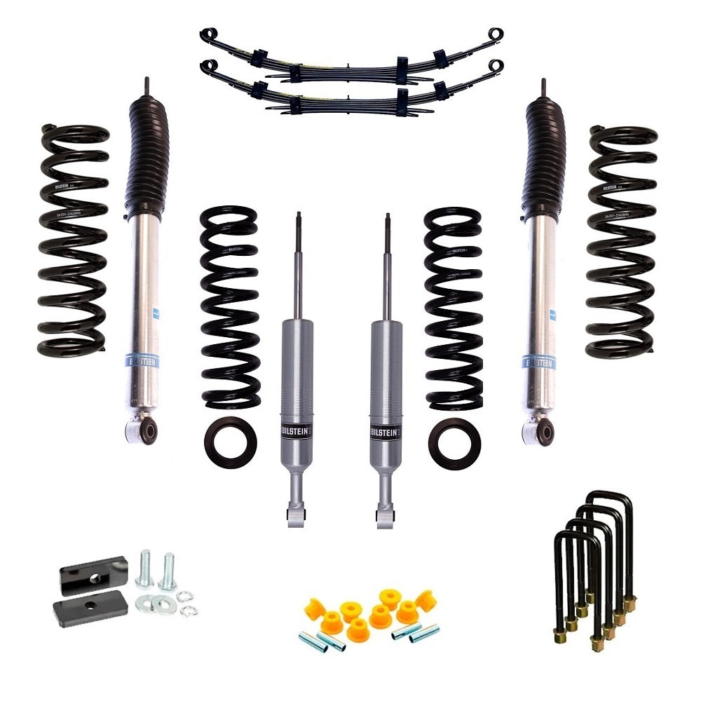 Bilstein B8 6112/5100 2 inch Tacoma (16-23) Lift Kit w/ OME Leaf Springs - Front Shocks Assembly