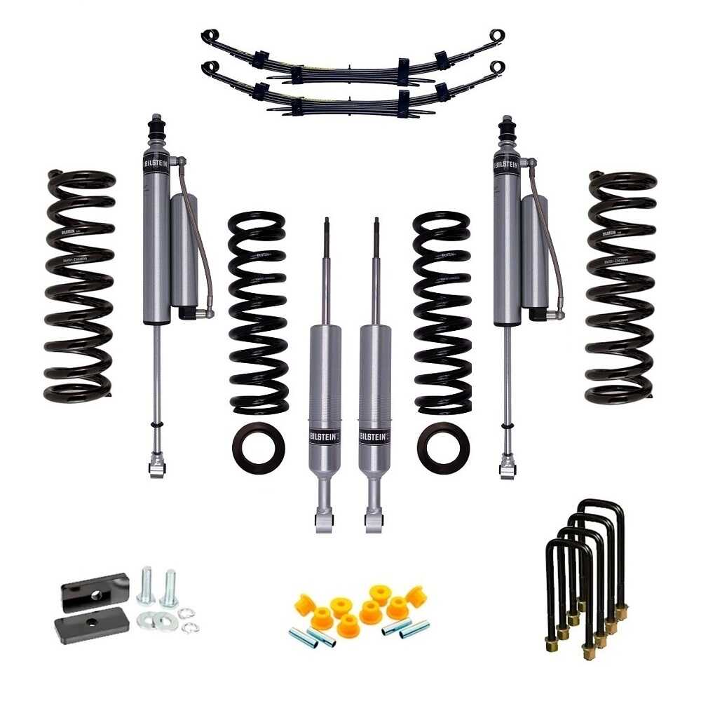 Bilstein B8 6112/5160 2 inch Tacoma (05-15) Lift Kit w/ OME Leaf Springs - Front Shocks Assembly