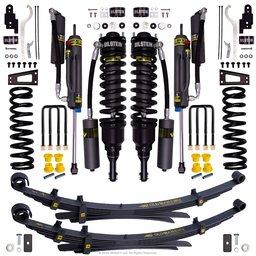 Bilstein B8 8112 0.6-2.5 inch Tacoma (05-23) Lift Kit w/ OME Leaf Springs