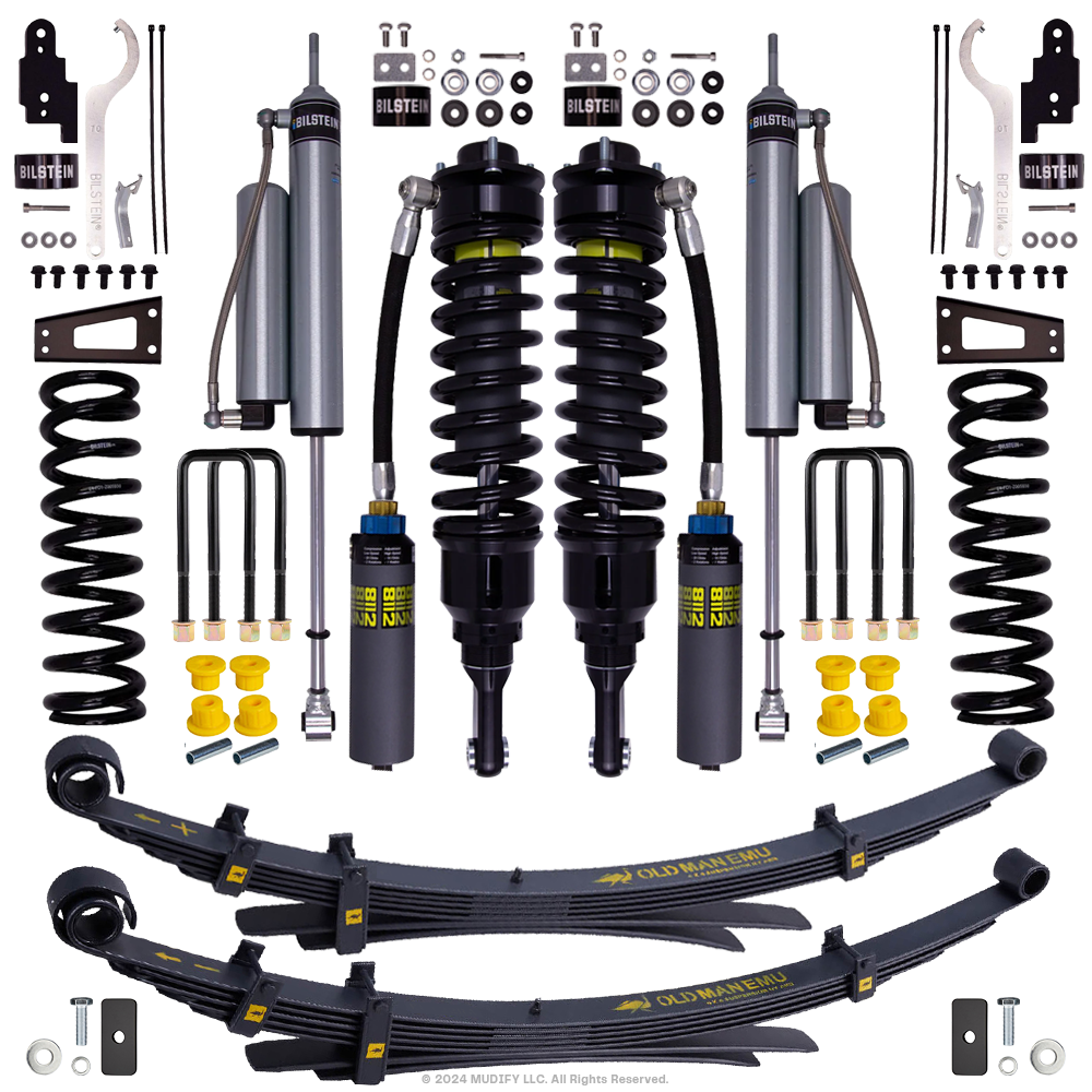 Bilstein B8 8112 0.6-2.5 inch Tacoma (05-23) Lift Kit w/ OME Leaf Springs