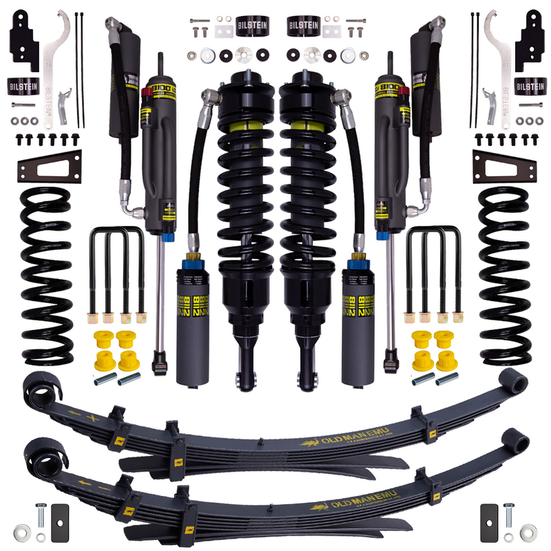 Bilstein B8 8112 0.6-2.5 inch Tacoma (05-23) Lift Kit w/ OME Leaf Springs – ZoneControl CR DSA+ / B8 8100 (Bypass) / Heavy Load
