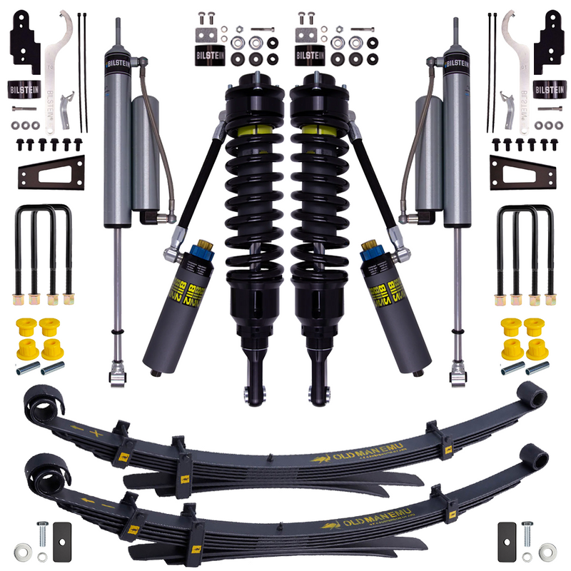 Bilstein B8 8112 0.6-2.5 inch Tacoma (05-23) Lift Kit w/ OME Leaf Springs – ZoneControl CR DSA+ / B8 5160 (Remote Reservoir) / Medium Load