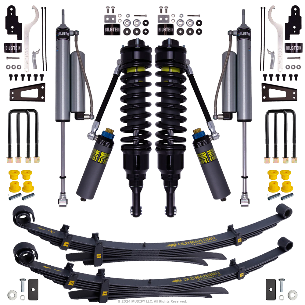 Bilstein B8 8112 0.6-2.5 inch Tacoma (05-23) Lift Kit w/ OME Leaf Springs