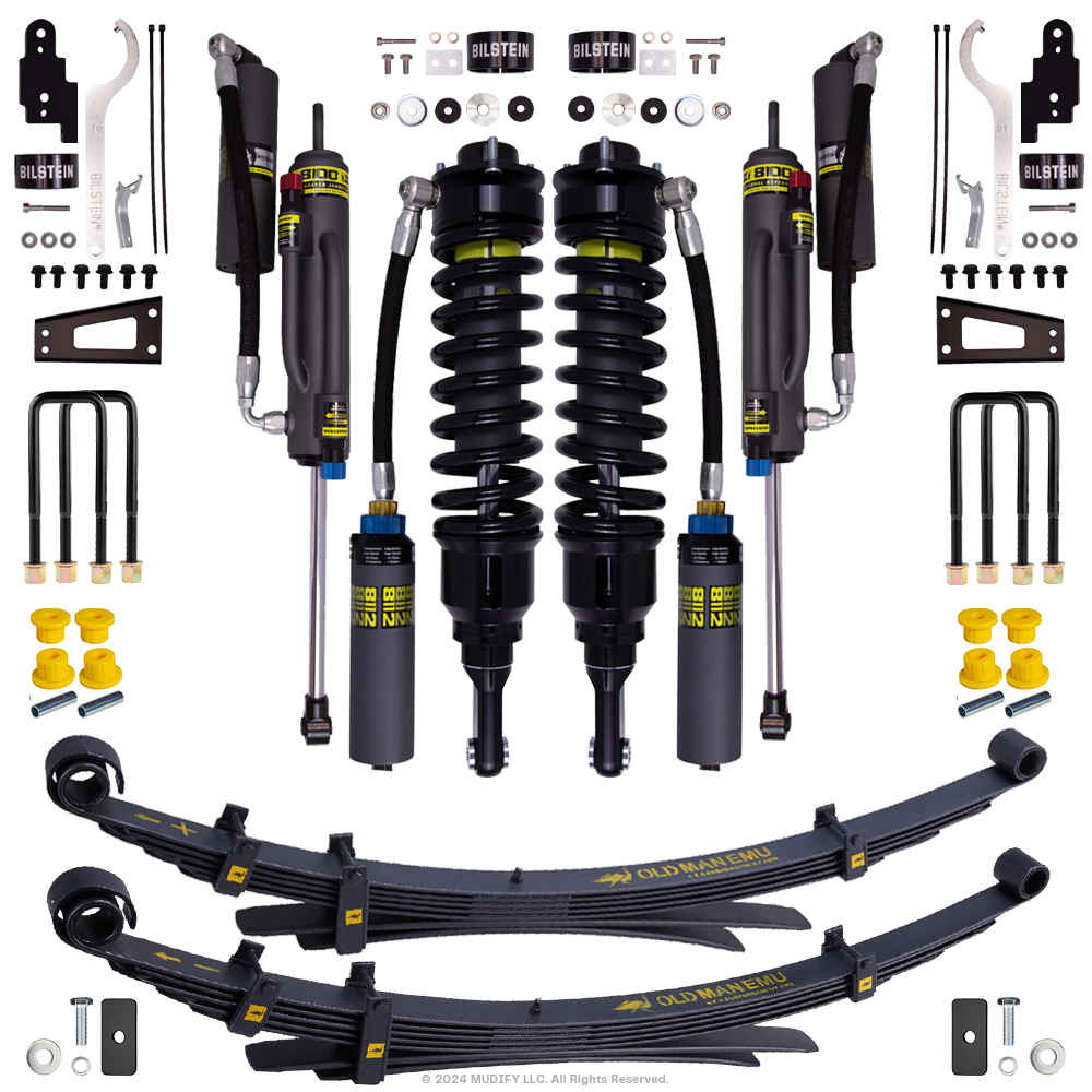 Bilstein B8 8112 0.6-2.5 inch Tacoma (05-23) Lift Kit w/ OME Leaf Springs