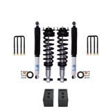 Bilstein B8 6112/5100 2.5 inch F-150 (21-24) Lift Kit with Assembled Front Shocks, coil springs, hardware, and leveling blocks