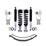Bilstein B8 6112/5100 2.5 inch F-150 (21-24) Lift Kit with Assembled Front Shocks, coil springs, leaf springs, and hardware components