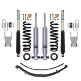 Bilstein B8 6112/5100 2.5 inch F-150 (21-24) Lift Kit with heavy-duty shocks, coil springs, leaf springs, and hardware components