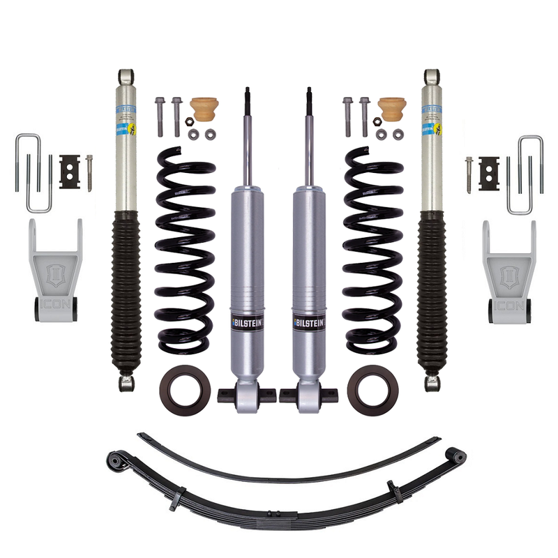 Bilstein B8 6112/5100 2.5 inch F-150 (21-24) Lift Kit – Heavy (660-850 lbs) -  Leaf Spring