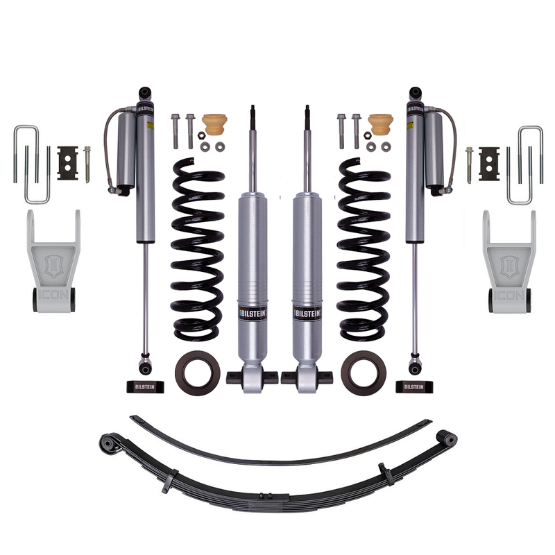 Bilstein B8 6112/5160 2.5 inch F-150 (21-24) Lift Kit – Heavy (660-850 lbs) -  Leaf Spring