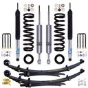 Bilstein B8 6112/5100 1.3-2.5 inch Tundra Double Cab & CrewMax 4WD (07-21) Lift Kit w/ OME Leaf Springs heavy-duty suspension components