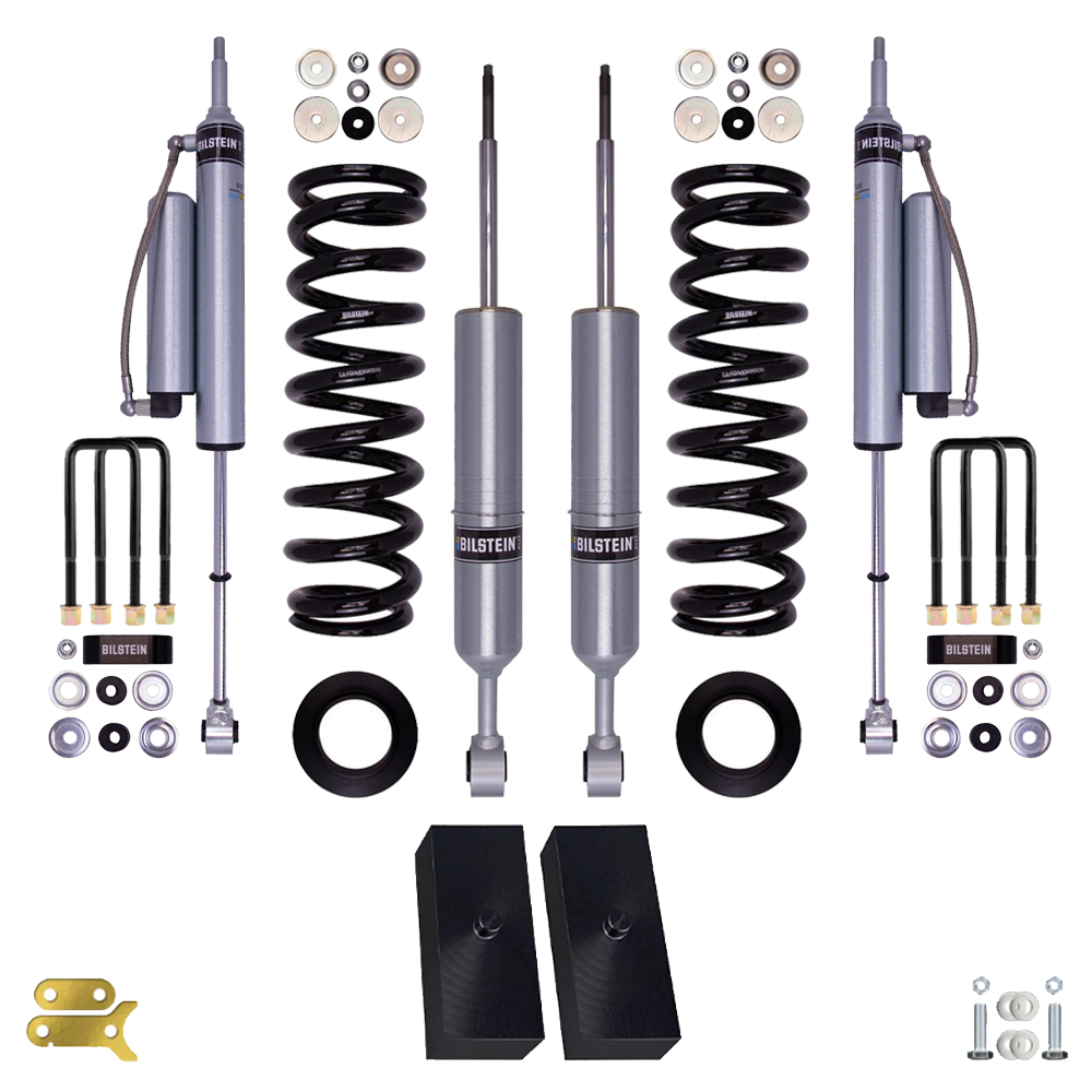 Bilstein B8 6112/5160 1.3-2.5 inch Tundra Double Cab & CrewMax 4WD (07-21) Lift Kit w/ OME Leaf Springs