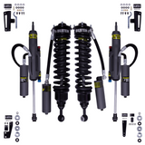 Bilstein B8 8112 2.25-3.25 inch Tundra 4WD (07-21) Lift Kit w/ OME Leaf Springs heavy-duty adjustable coilovers and remote reservoir shocks