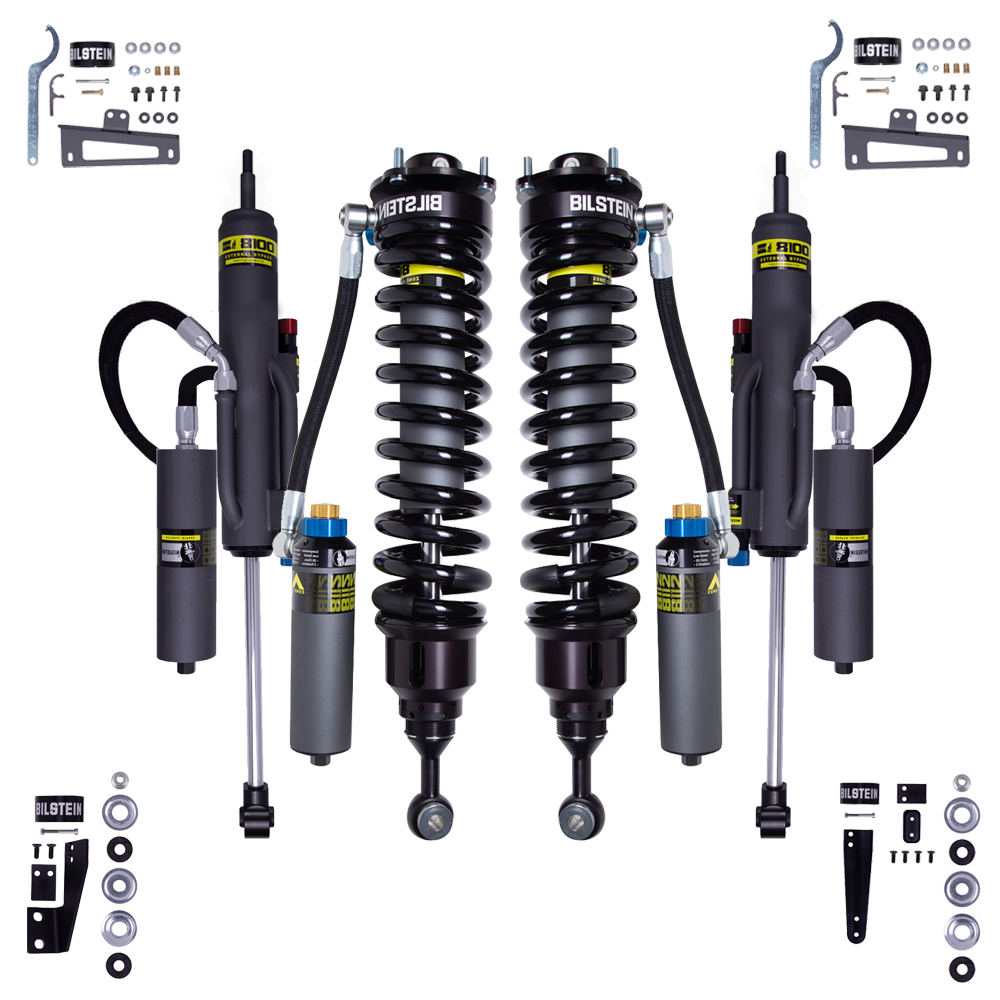 Bilstein B8 8112 2.25-3.25 inch Tundra 4WD (07-21) Lift Kit w/ OME Leaf Springs heavy-duty adjustable suspension parts