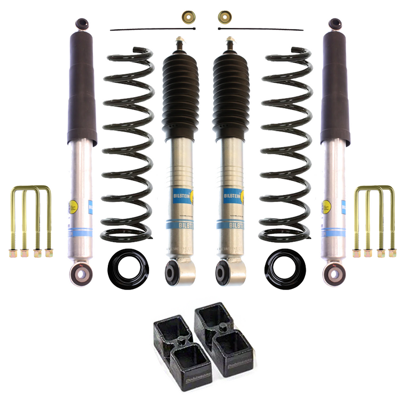 Bilstein B8 5100 1-2 inch Frontier D40 (05-21) Lift Kit – 1 inch / Medium (50-150 lbs) / Stock (0 lbs) - Rear Block