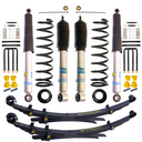 Bilstein B8 5100 1-2 inch Frontier D40 (05-21) Lift Kit w/ OME Springs with monotube shocks and leaf springs for Nissan suspension upgrade