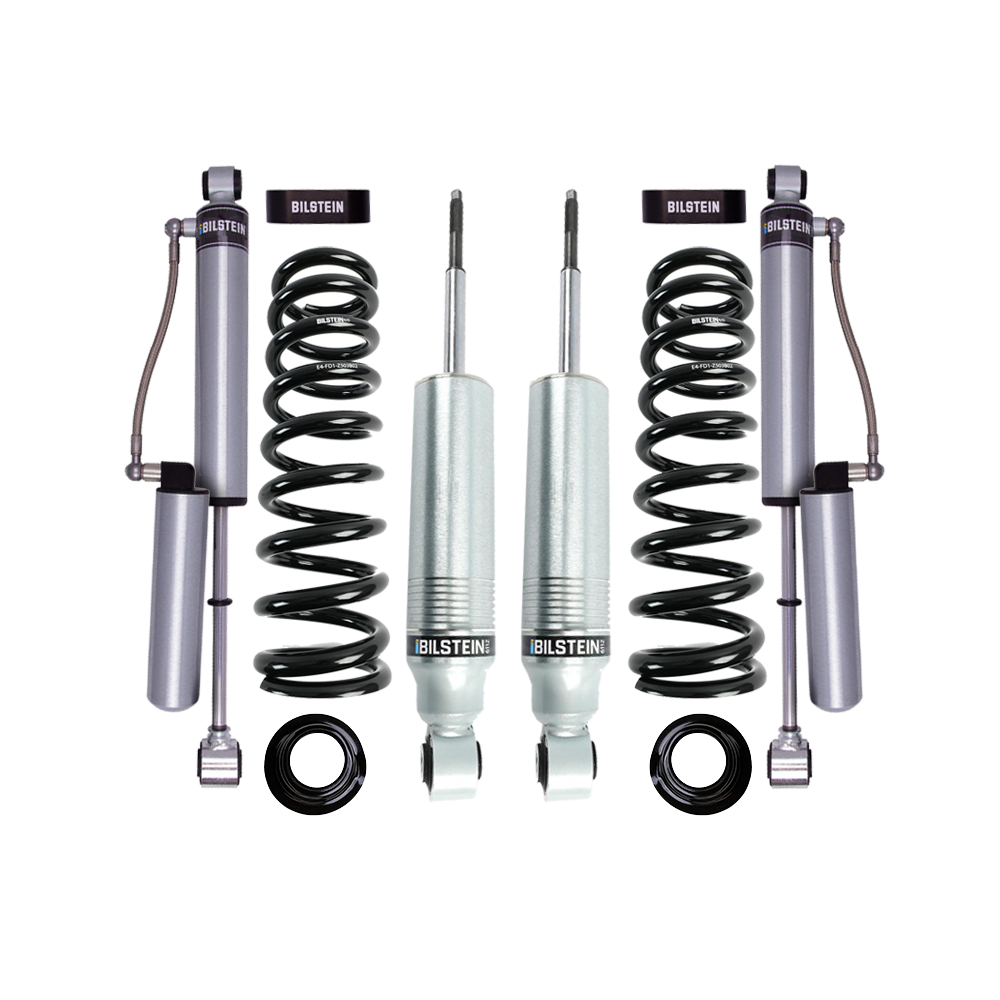 Bilstein B8 6112/5160 2 inch Frontier D40 (05-21) Lift Kit w/ OME Leaf Springs includes adjustable shocks and heavy-duty coil springs for Nissan suspension upgrade
