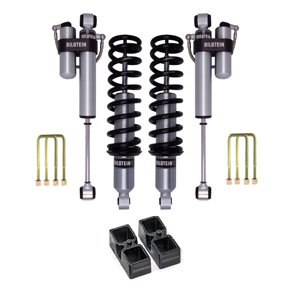 Bilstein B8 6112/5160 2 inch Frontier D40 (05-21) Lift Kit w/ OME Leaf Springs with Assembled Front Shocks heavy-duty suspension upgrade