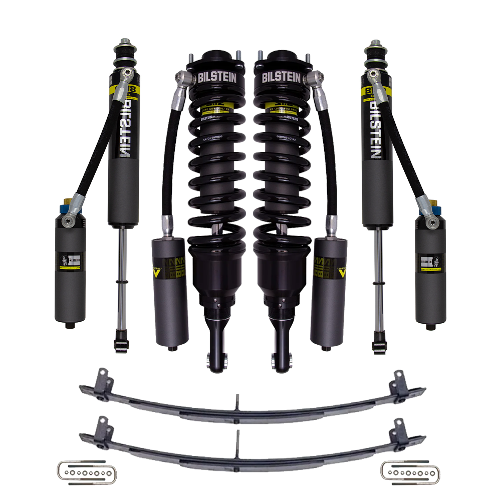 Bilstein B8 8112 0.6-2.5 inch Tacoma (05-15) Lift Kit w/ OME Leaf Springs with coilovers, shocks, and leaf springs