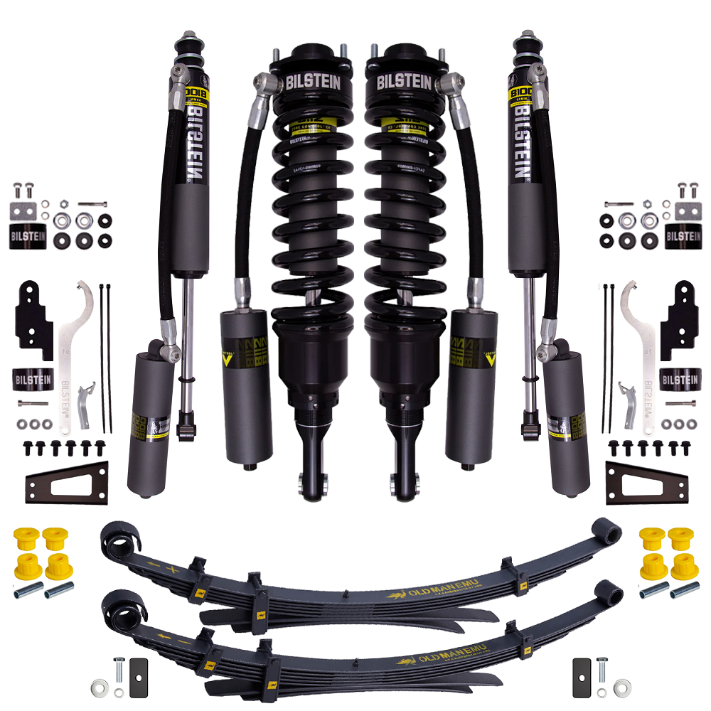 Bilstein B8 8112 0.6-2.5 inch Tacoma (05-15) Lift Kit w/ OME Leaf Springs with shocks, coil springs, and mounting hardware