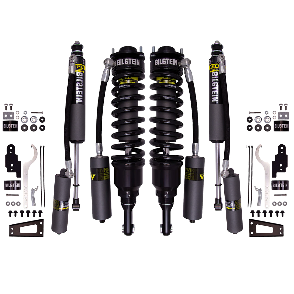 Bilstein B8 8112 0.6-2.5 inch Tacoma (05-15) Lift Kit w/ OME Leaf Springs heavy-duty adjustable coilover shocks and hardware kits
