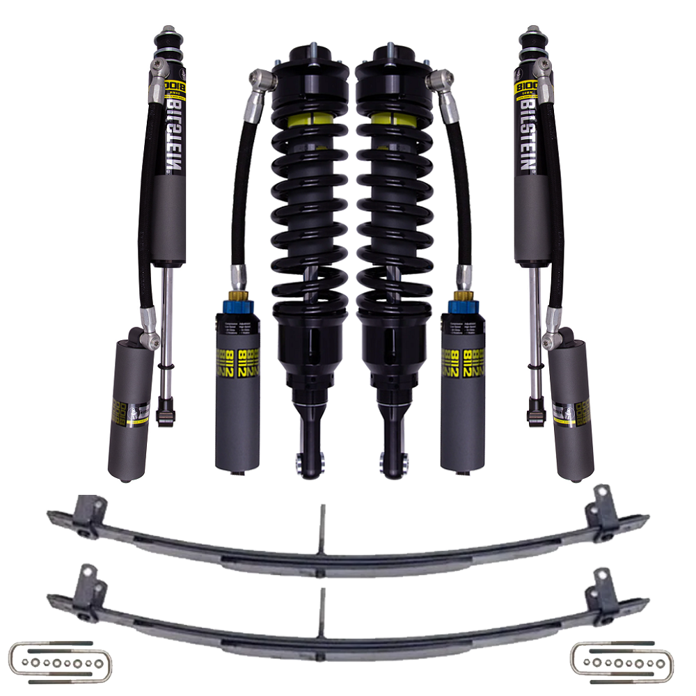 Bilstein B8 8112 DSA+ 0.9-2.6 inch Tacoma (05-15) Lift Kit w/ OME Leaf Springs heavy-duty suspension system