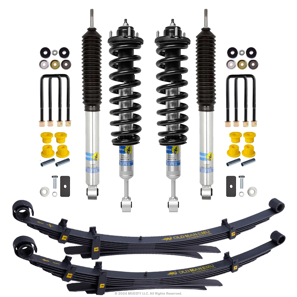 Bilstein B8 5100 2-2.5 inch Tacoma 4WD (16-23) Lift Kit w/ OME Springs with Assembled Front Shocks
