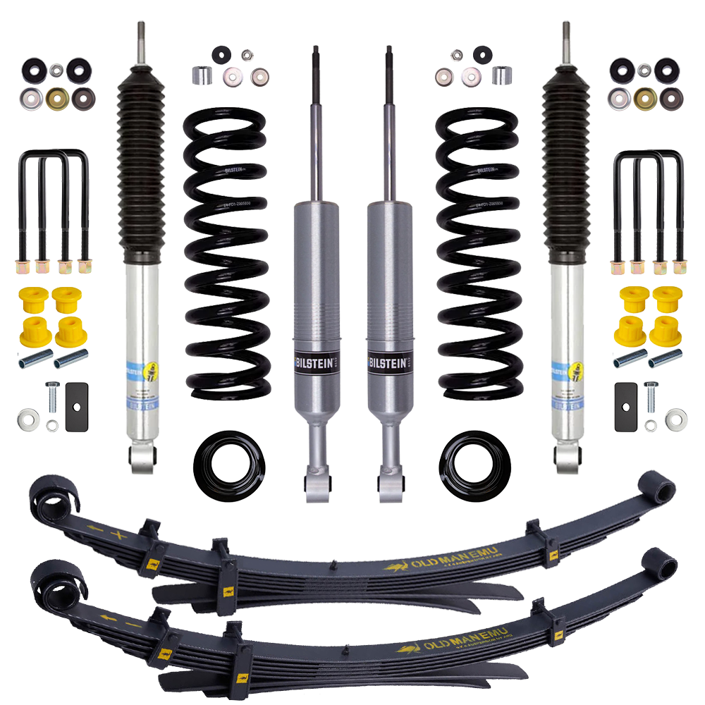 Bilstein B8 6112/5100 1.4-2 inch Tacoma 4WD (16-23) Lift Kit w/ OME Leaf Springs