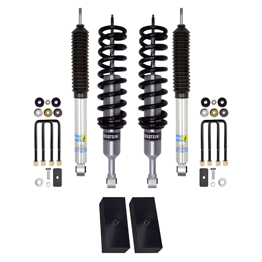 Bilstein B8 6112/5100 2-2.5 inch Tacoma 4WD (05-15) Lift Kit w/ OME Leaf Springs with Assembled Front Shocks