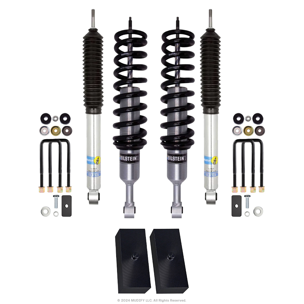 Bilstein B8 6112/5100 2-2.5 inch Tacoma (05-15) Lift Kit w/ OME Leaf Springs - Front Shocks Assembly