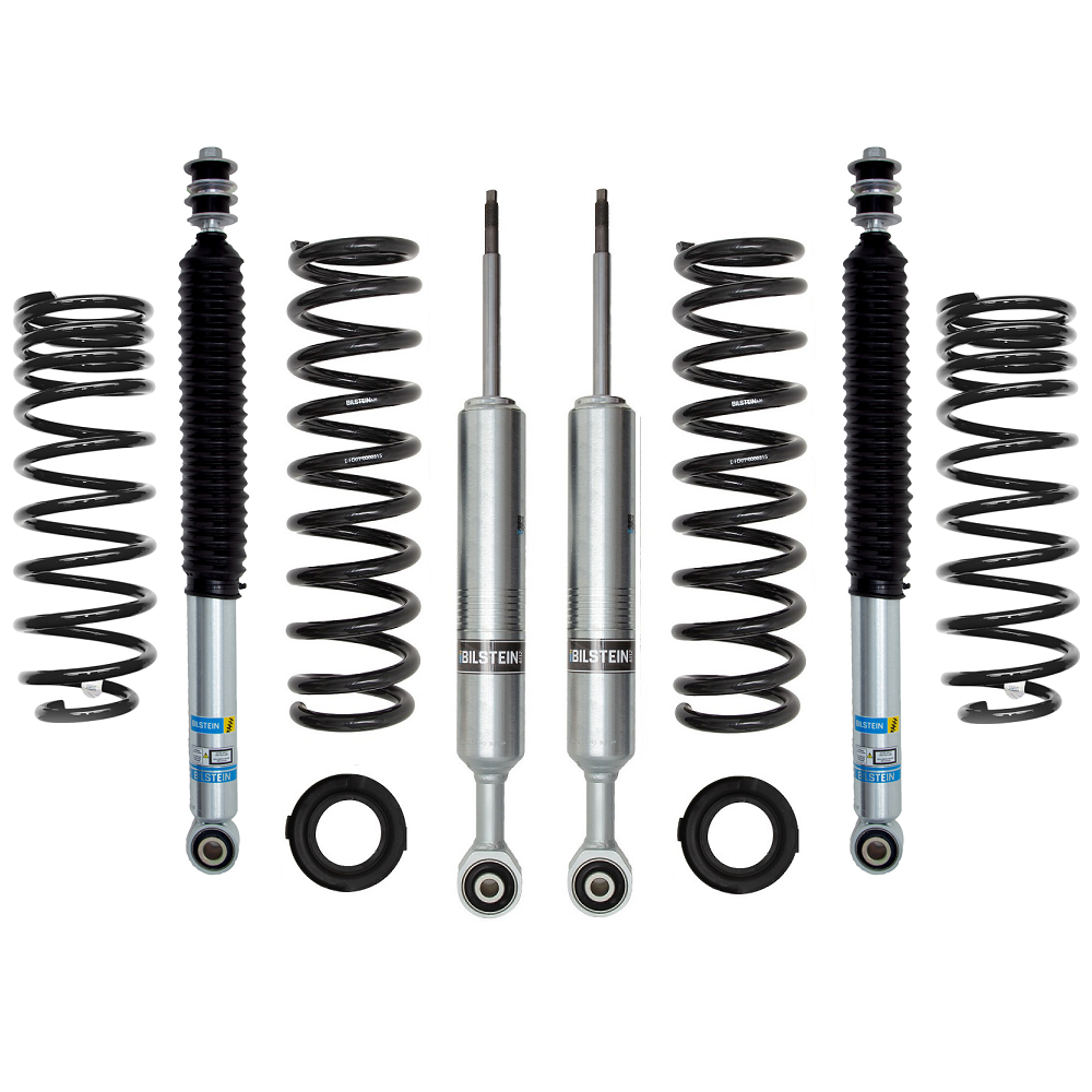 Bilstein B8 6112/5100 1.5-2.5 inch Tacoma RWD (24-ON) Lift Kit w/ Springs heavy-duty adjustable suspension components