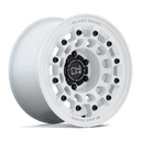 Black Rhino Fuji - 17X9 -12mm - Gloss White rugged wheel with multi-spoke design and black hardware accents