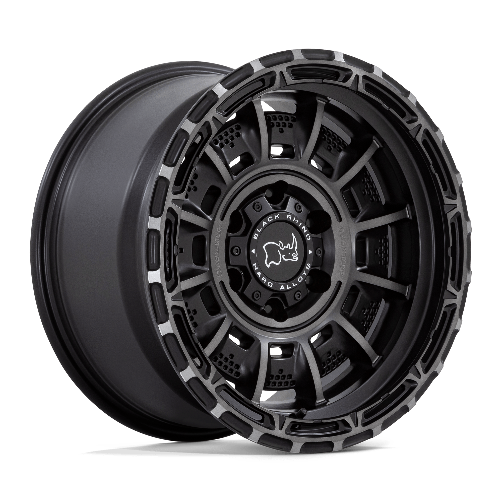 Black Rhino Legion - 17X9 0mm - Matte Black Gray Tint